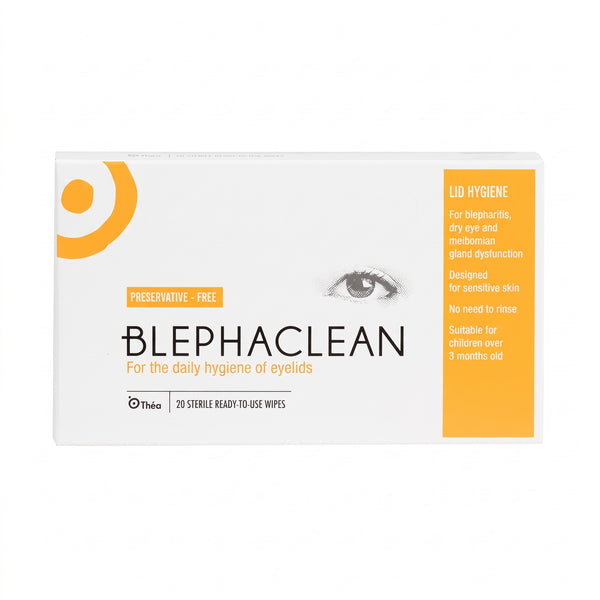 Thealoz Thea Blephaclean Eyelid Wipes 20Pk Blepharitis