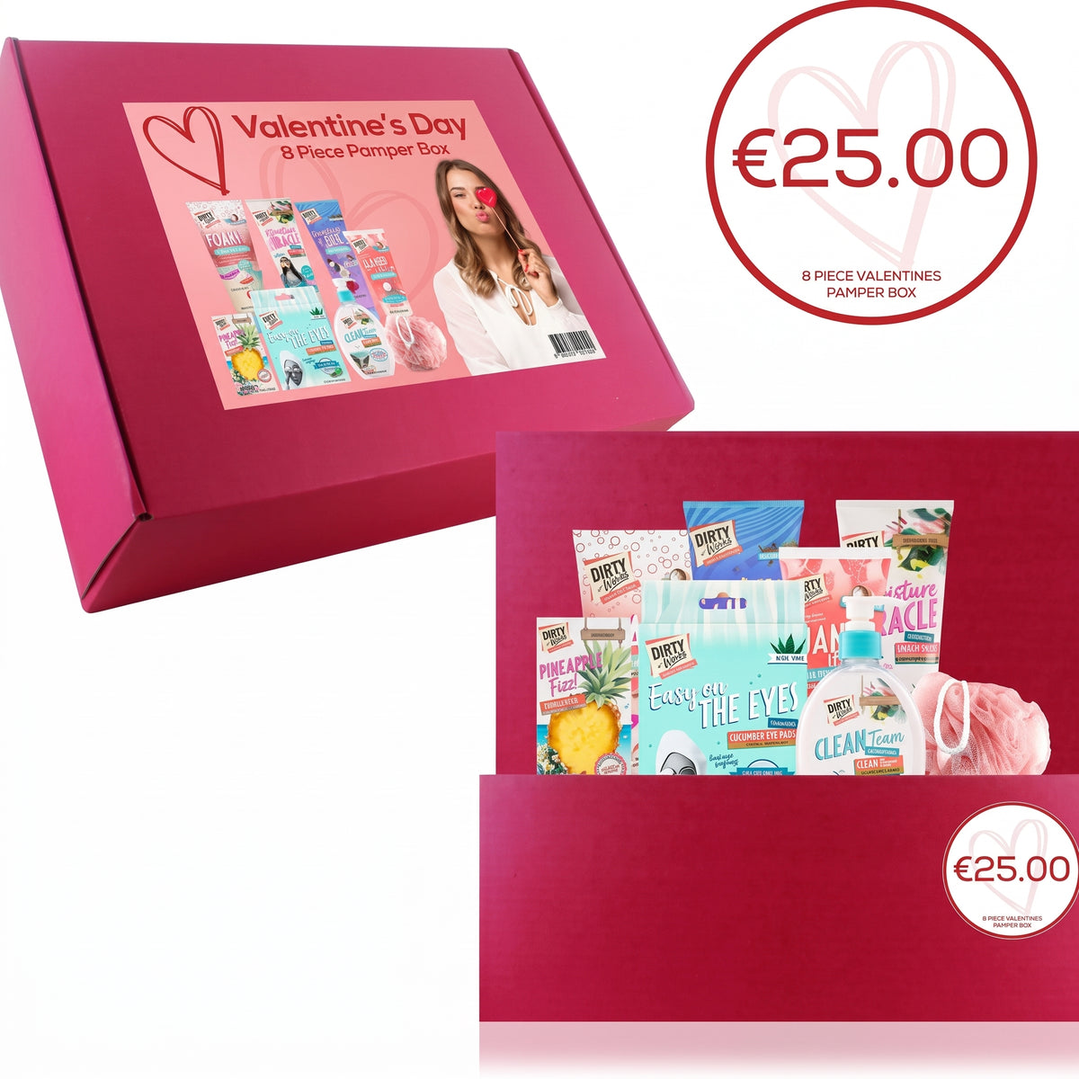 Valentines Day 8 Piece Pamper Box
