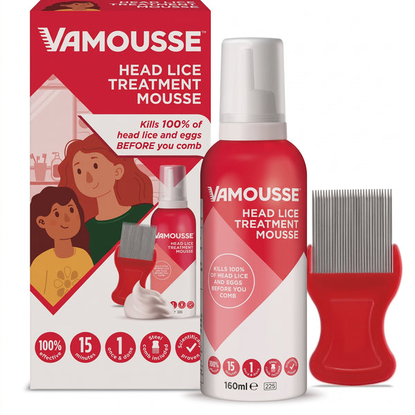 Vamousse Head Lice Treatment Mousse