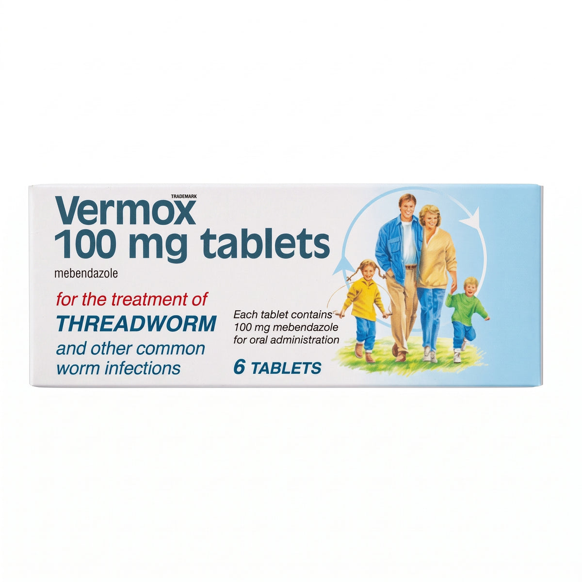 Vermox Tabs 6Pk