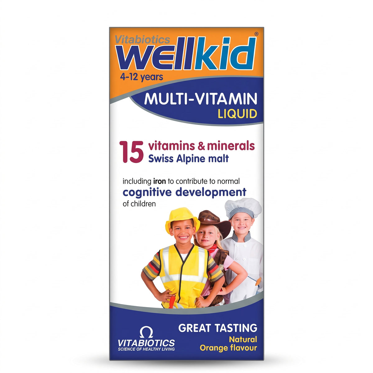 Vitamins Vitabiotics Wellkid Muti Vitamin Liquid 4-12 Years