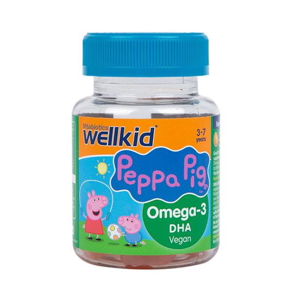 Vitamins Vitabiotics Wellkid Peppa Pig Omega 3 Dha Vegan 3-7 Years
