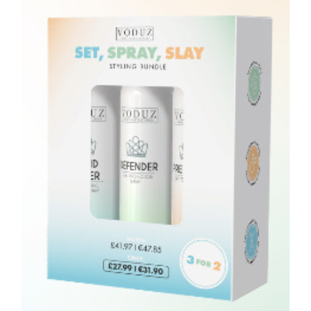 Voduz Set, Spray, Slay Styling Bundle