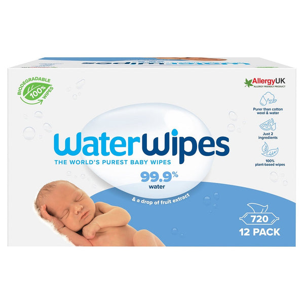 Water Wipes 60 Wipes - 12 Pack