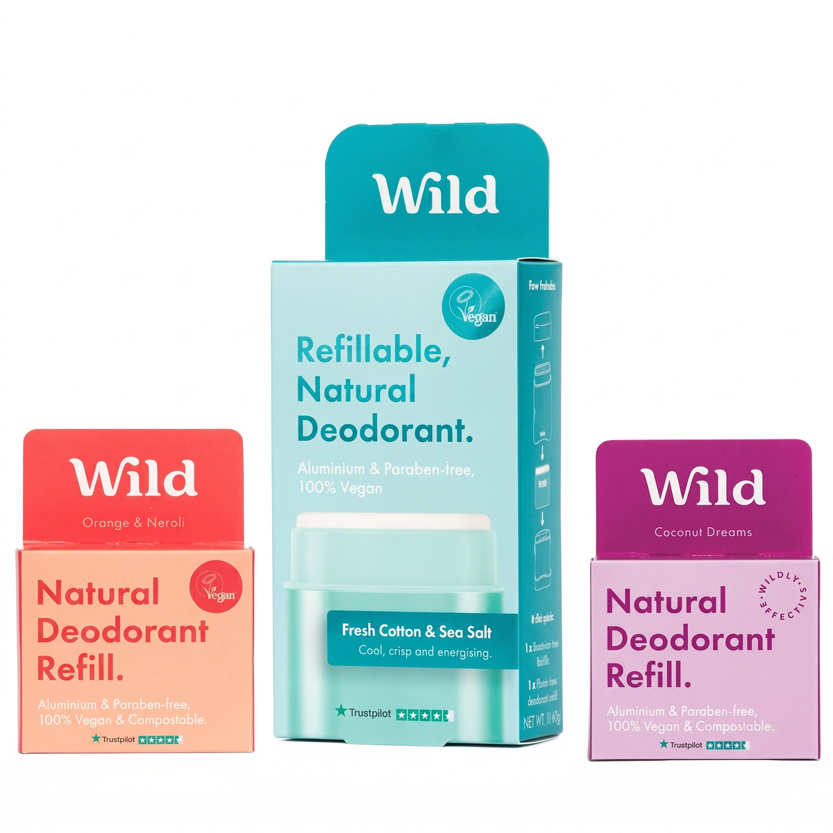 Wild Cotton Starter Pack With Refill Mix 1