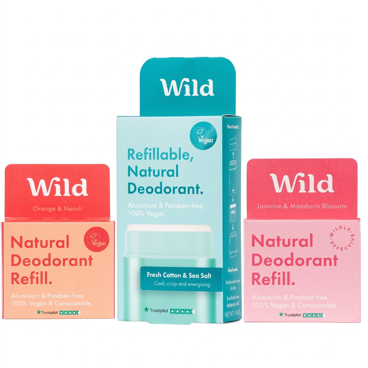Wild Cotton Starter Pack With Refill Mix 4