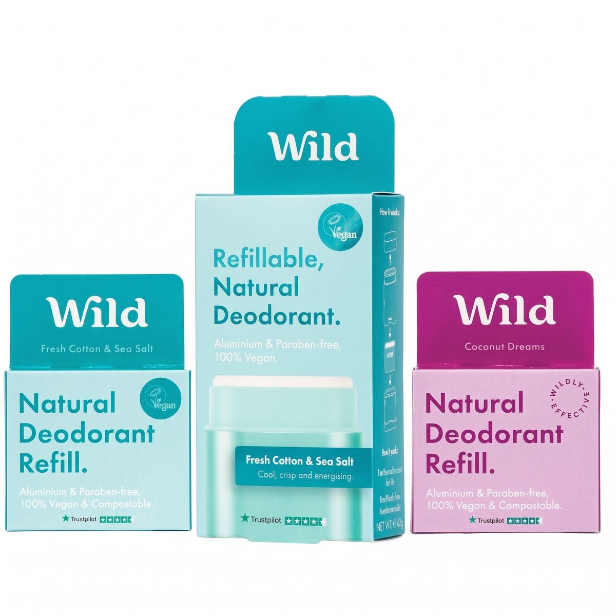 Wild Cotton Starter Pack With Refill Mix 6