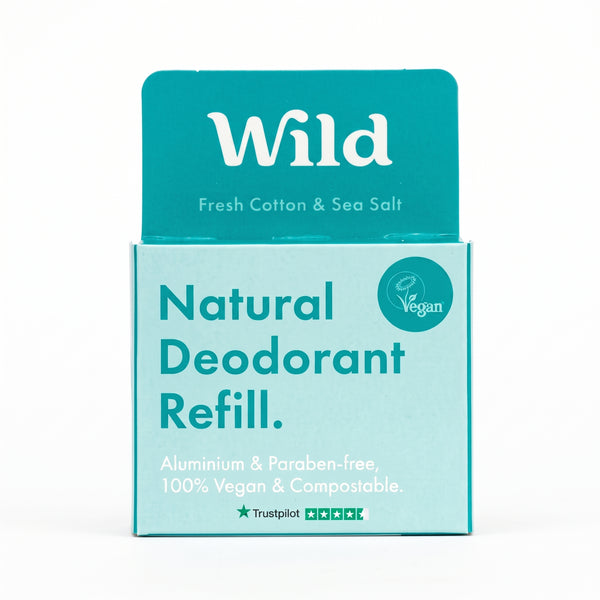 Wild Fresh Cotton & Sea Salt Deodorant Refill 43G