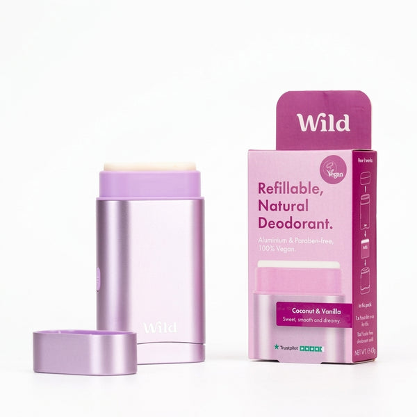 Wild Purple Case And Coconut Dreams Deodorant Starter Pack