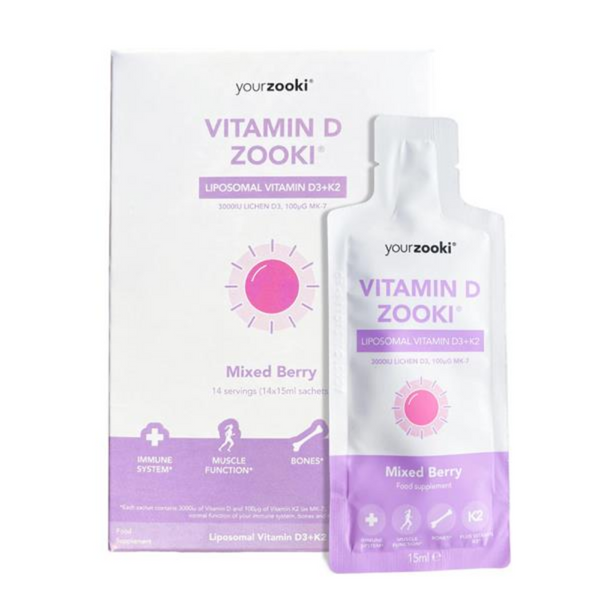 Your Zooki- Vitamin D Mixed Berry 20 Sachets
