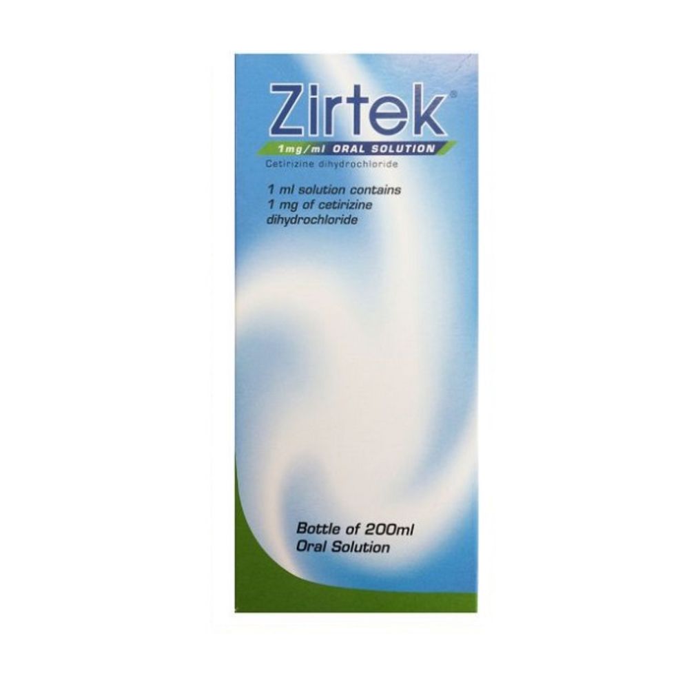Zirtek Oral Solution 1Mg/Ml 200Ml